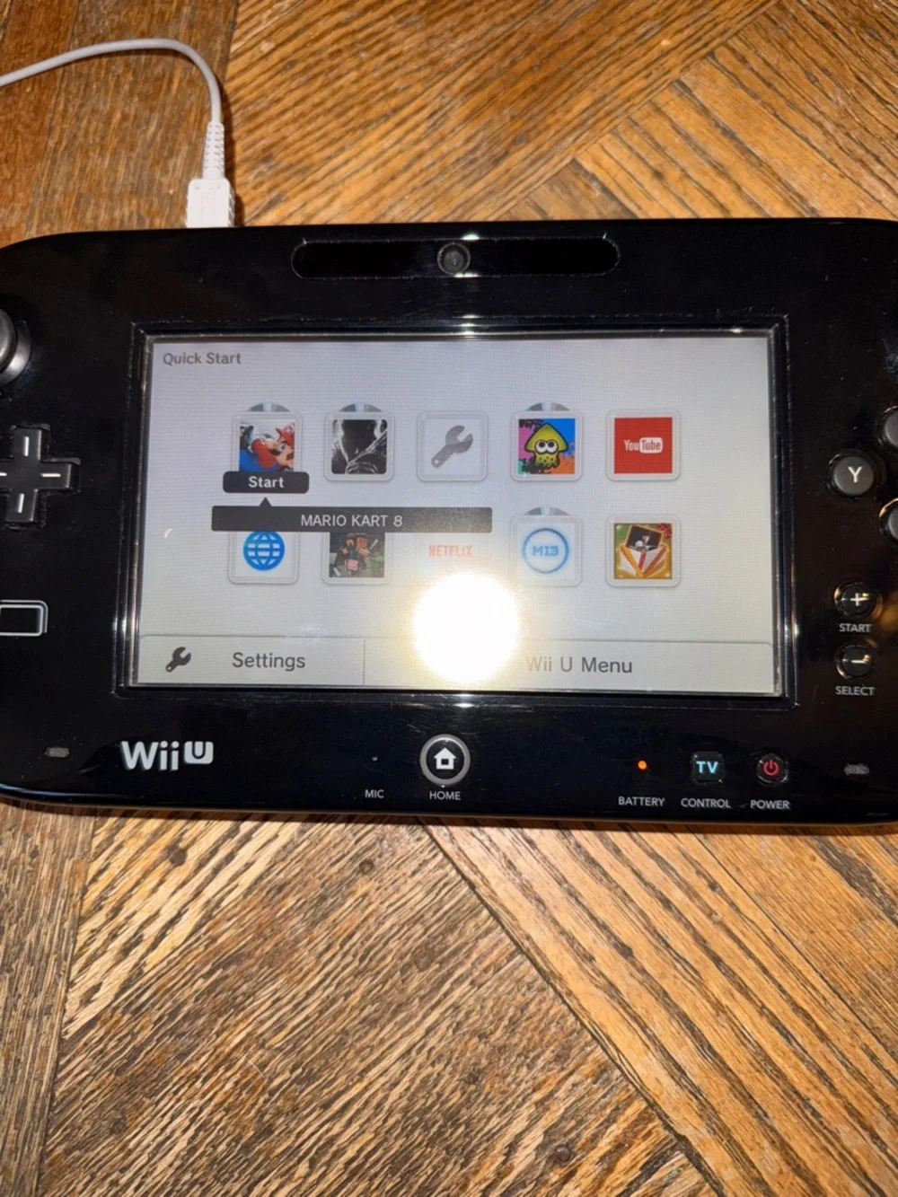 Nintendo Wii U Console Bundle in Black with Mario Kart 8